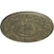 Ekena Millwork Milan Ceiling Medallion, Hand-Painted Witch Hazel Crackle, 47 5/8"OD x 2 3/4"P CM47MIWHC - alternate 4